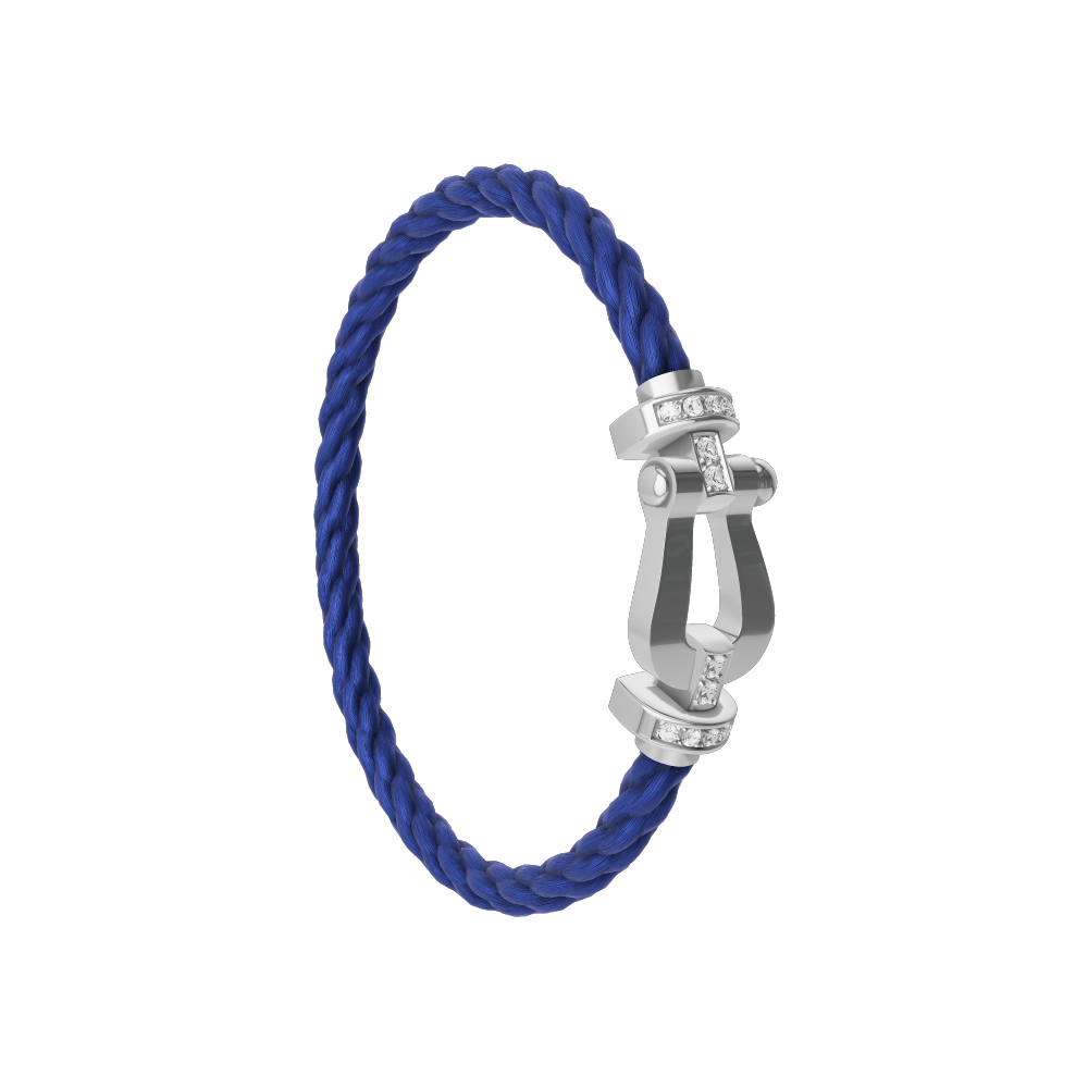 フォース10ブレスレット 18K ホワイトゴールド ダイアモンド