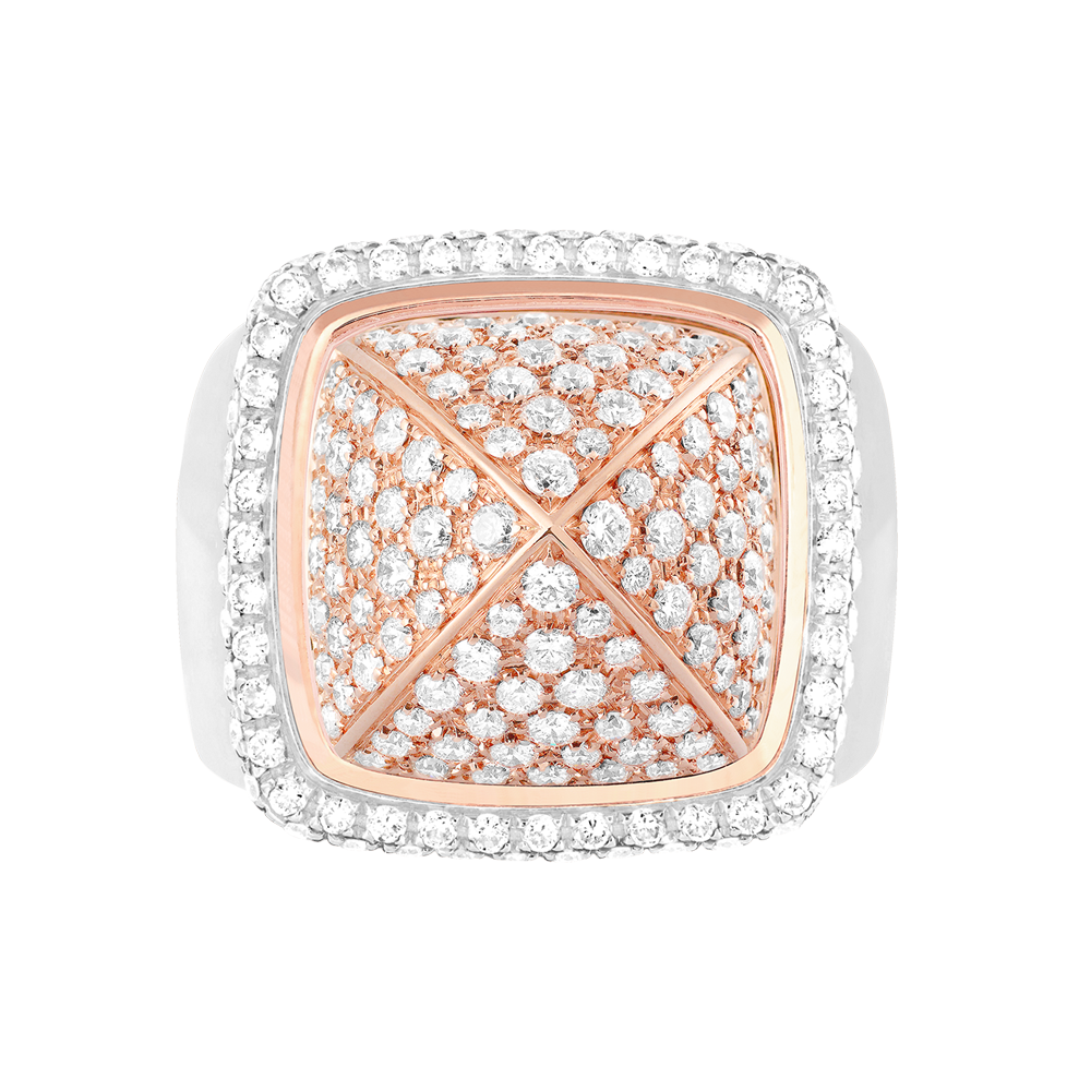 白色钻石 Pain de Sucre系列可替换宝石戒指