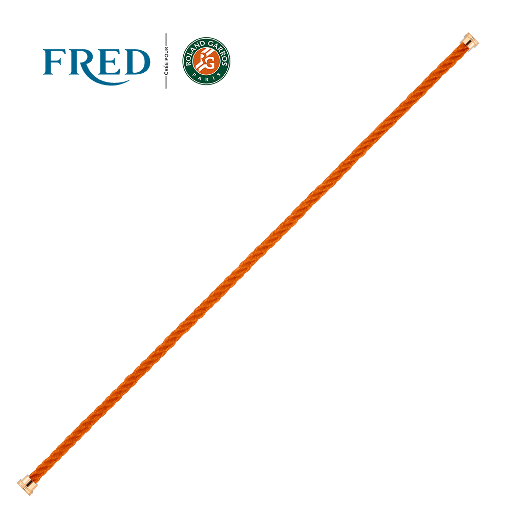 Cable 1 tour Corderie terracotta #FREDxRolandGarros