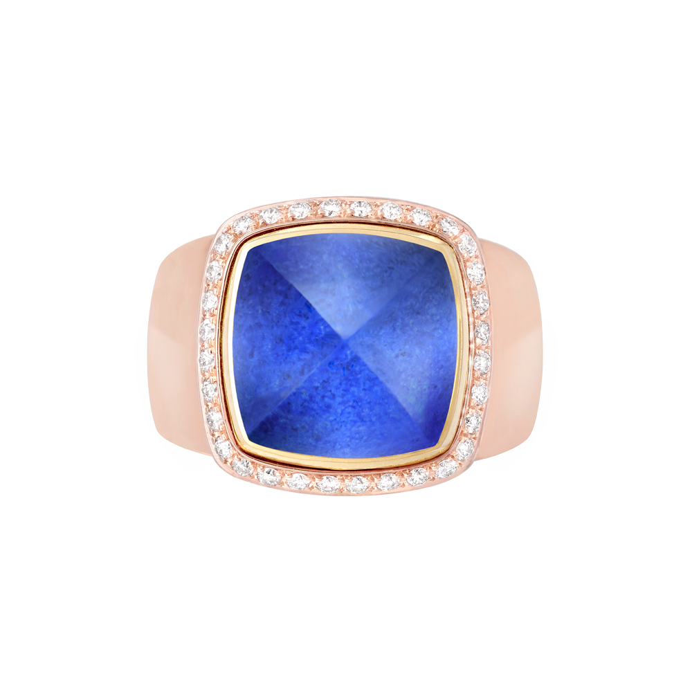Lapis lazuli Pain de Sucre ring Lapis lazuli Pain de Sucre ring