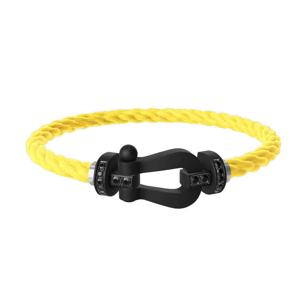 FRED フレッド フォース10 ブラックチタン&ブラックダイヤモンド フォース10ブレスレット ブラックチタン＆ブラックダイヤモンド