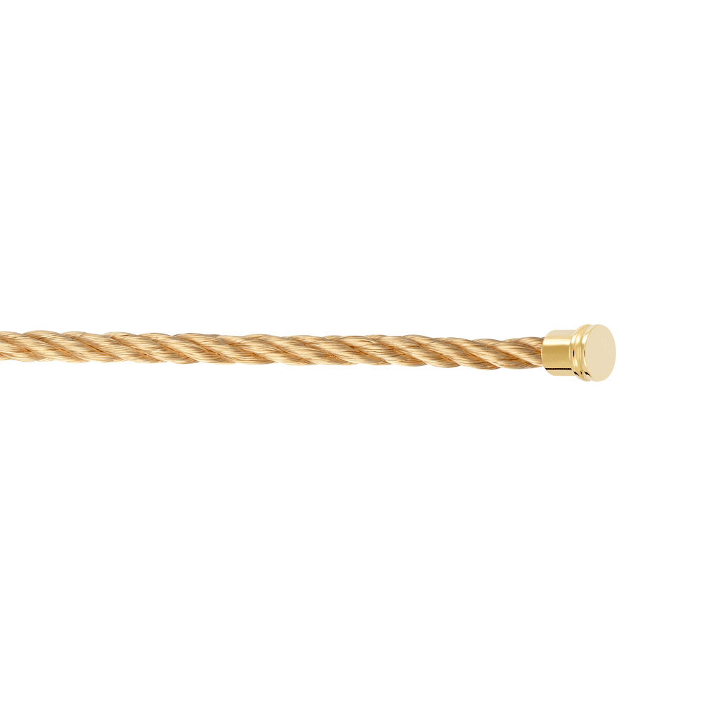 18k yellow gold cable