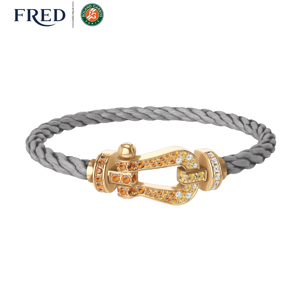 フォース10ブレスレット #FredxRolandGarros 18Kイエロー