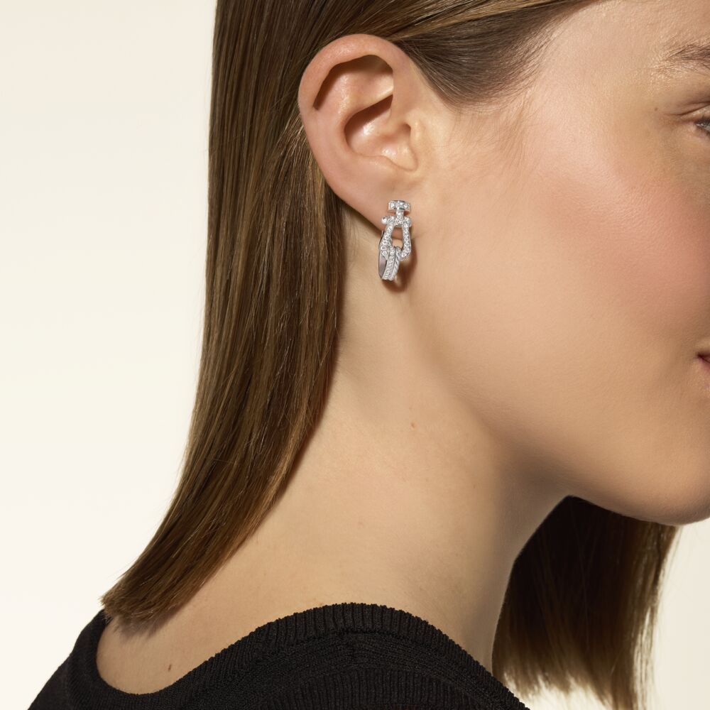 FRED ピアス　ダイヤモンドAU750 FRED (フレッド) フォーステン スモール スタッドピアス K18PG