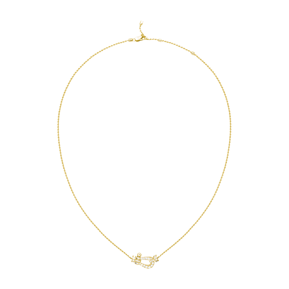 Fred necklace, Tr è fle, gold and diamonds