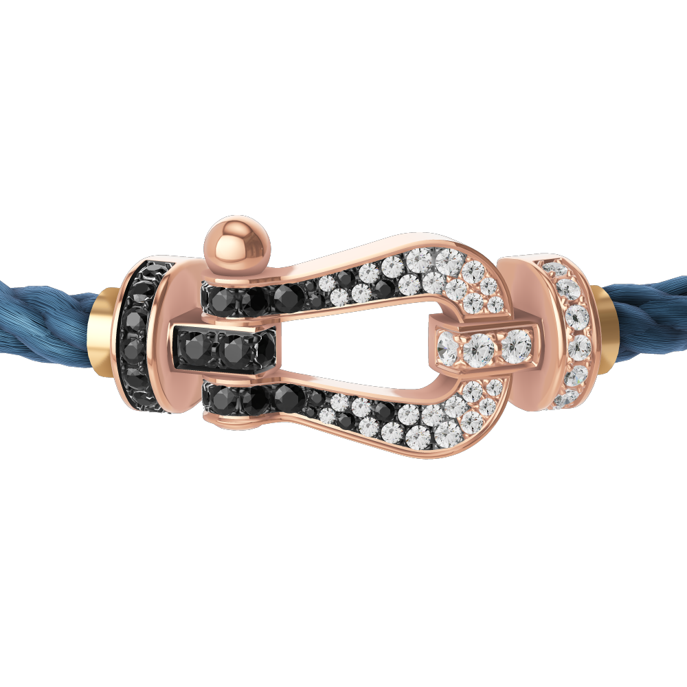 フォース10ブレスレット 18K ピンクゴールド ブラック