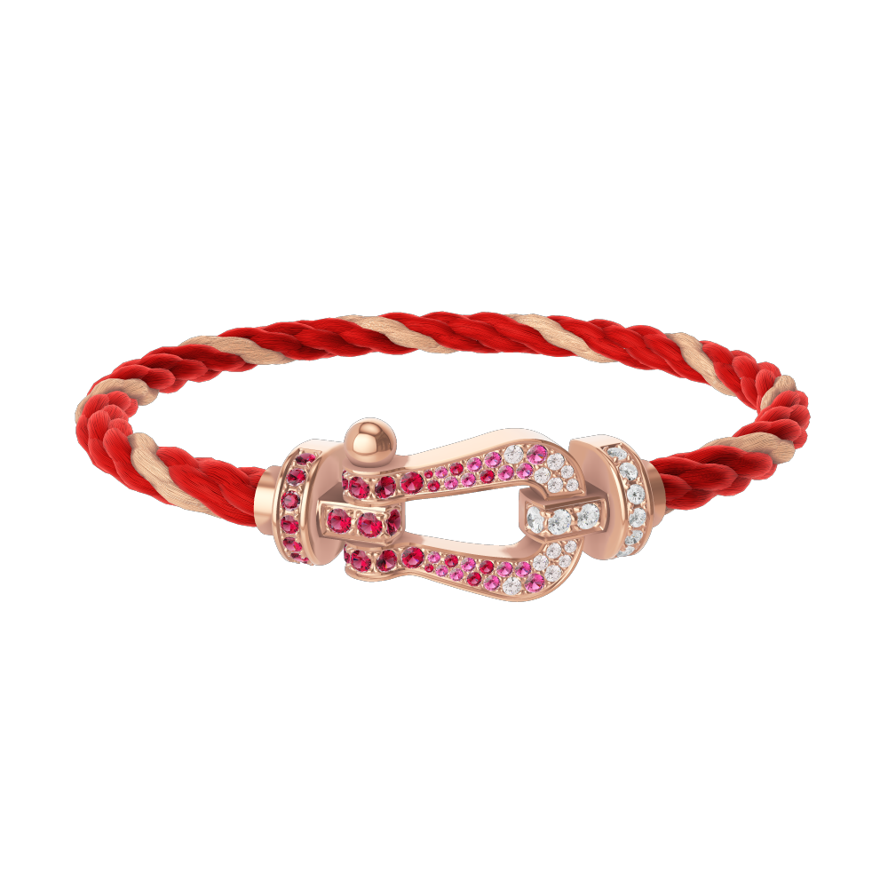 フォース10ブレスレット 18K ピンクゴールド サファイヤ ルビー