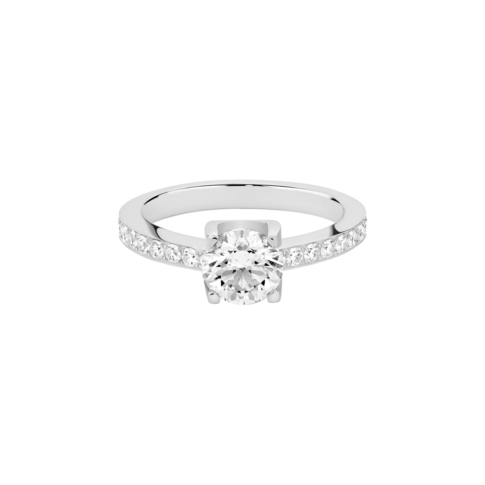 Engagement ring Force 10 Duo paved 1.00ct Engagement ring Force 10 Duo paved 1.00ct