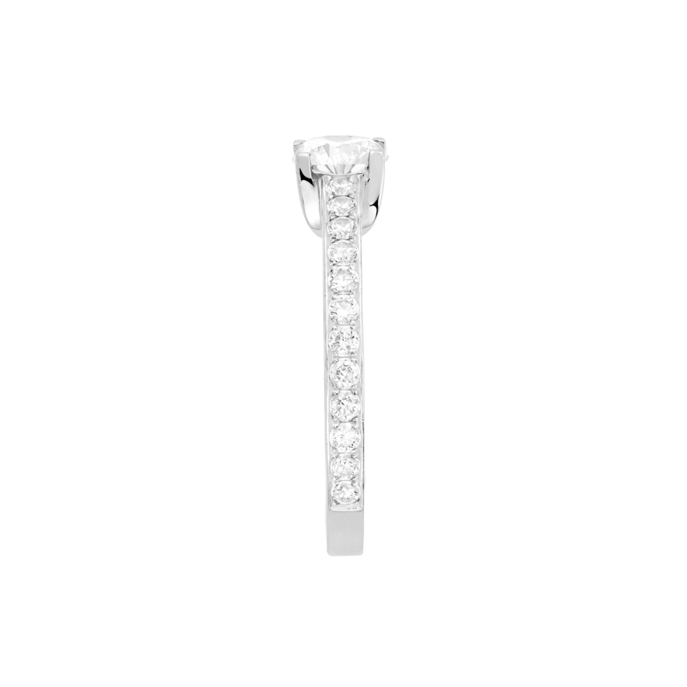Engagement ring Force 10 Duo paved 1.00ct