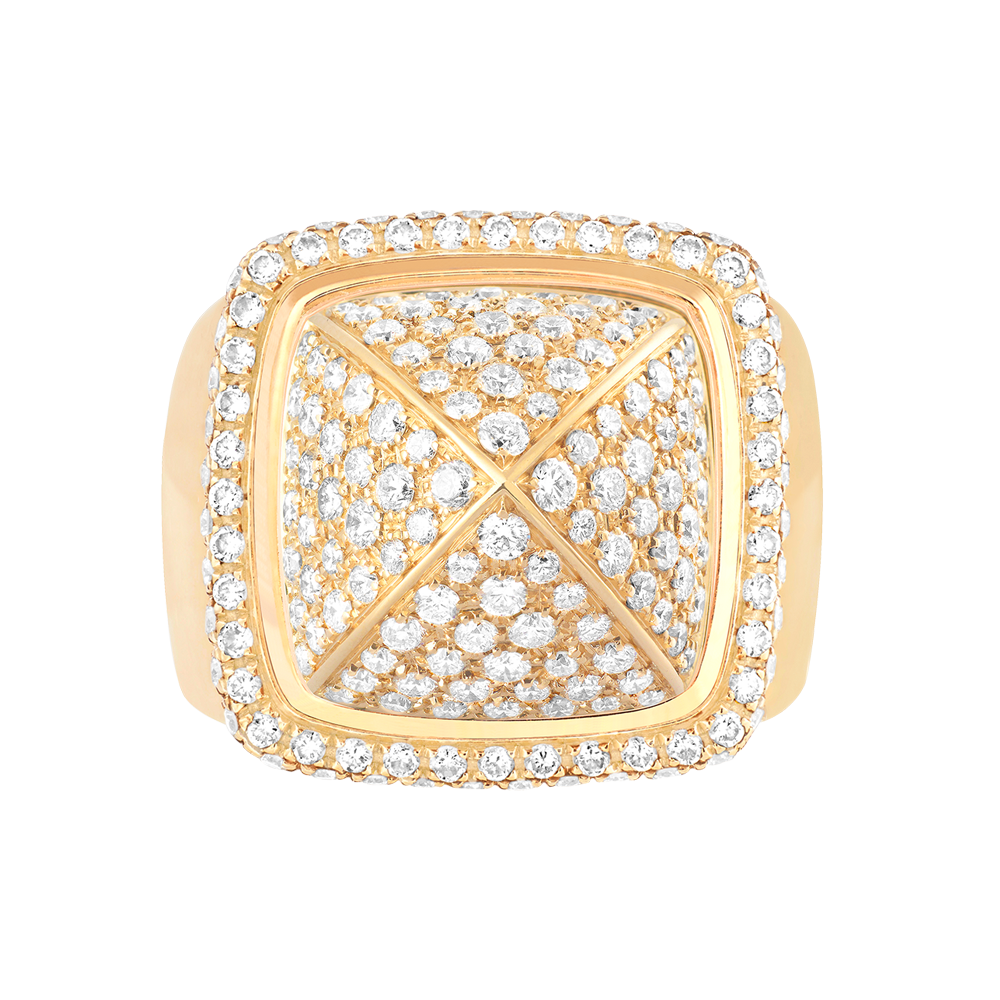 白色钻石 Pain de Sucre系列可替换宝石戒指