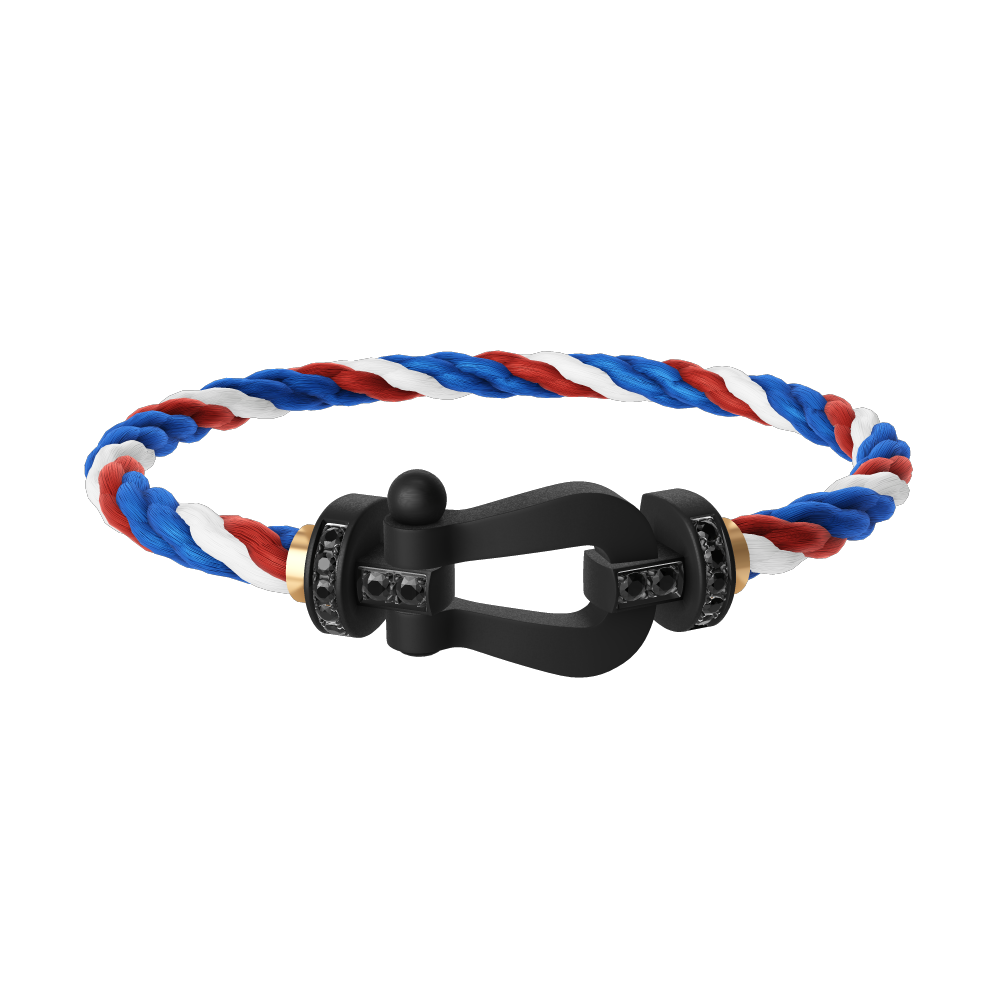 FRED フレッド フォース10 ブラックチタン&ブラックダイヤモンド フォース10ブレスレット ブラックチタン＆ブラックダイヤモンド