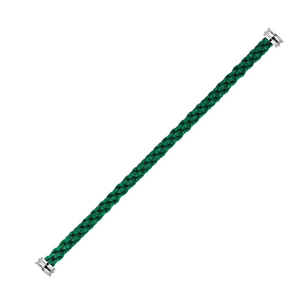 Cable 1 tour corderie vert emeraude