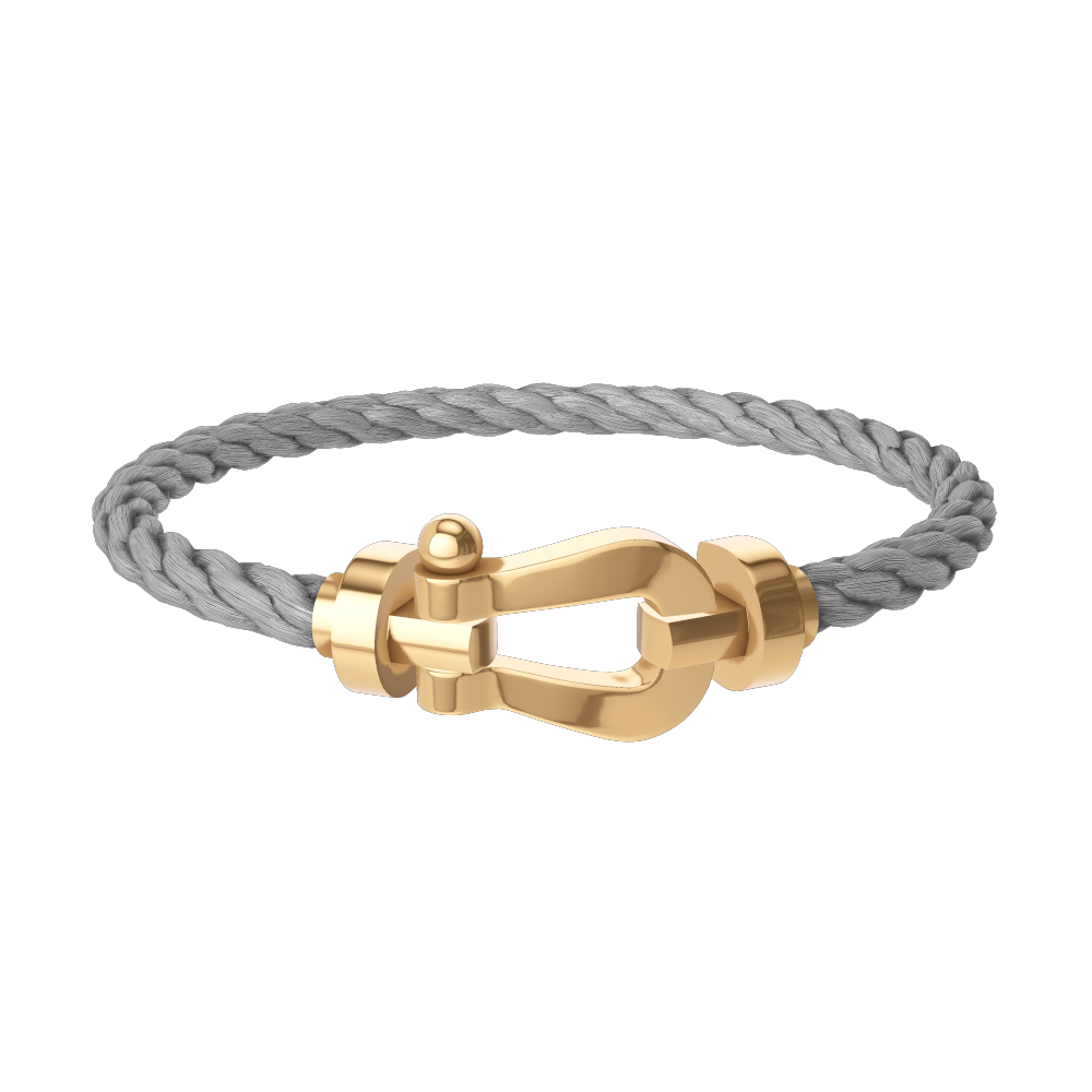 Force 10 bracelet 18k yellow gold large model - Fred Paris