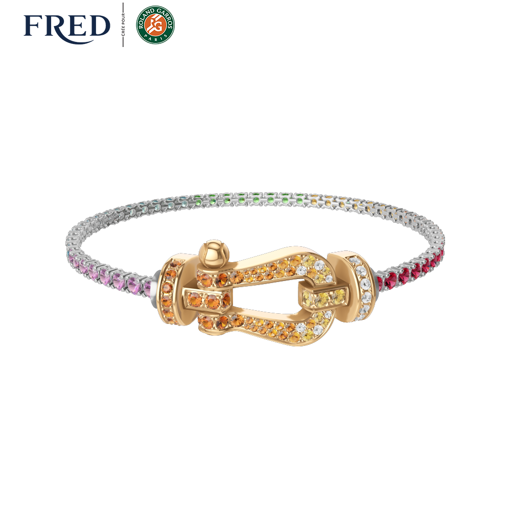 フォース10ブレスレット #FredxRolandGarros 18Kイエロー