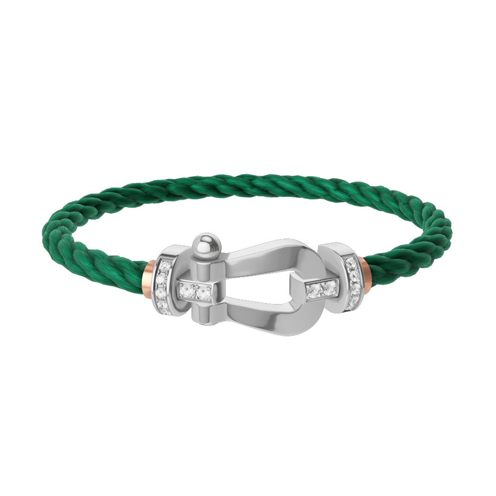 フォース10ブレスレット 18K ホワイトゴールド ダイアモンド