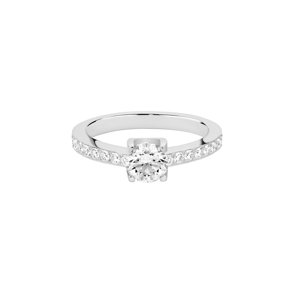 Engagement ring Force 10 Duo paved 0.70ct Engagement ring Force 10 Duo paved 0.70ct