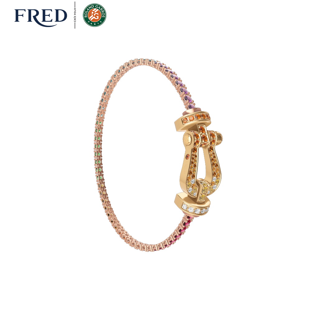 フォース10ブレスレット #FredxRolandGarros 18Kイエロー