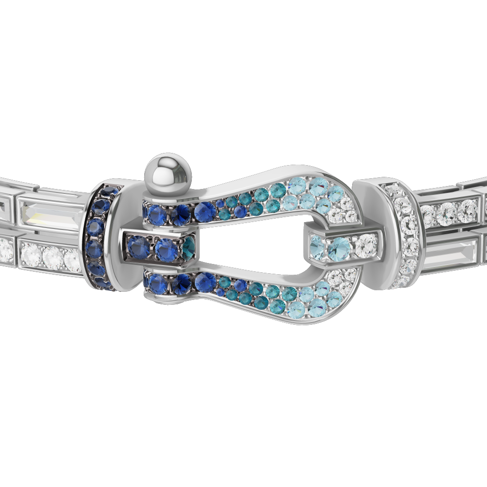 フォース10ブレスレット ラージモデル用 18Kホワイトゴールド
