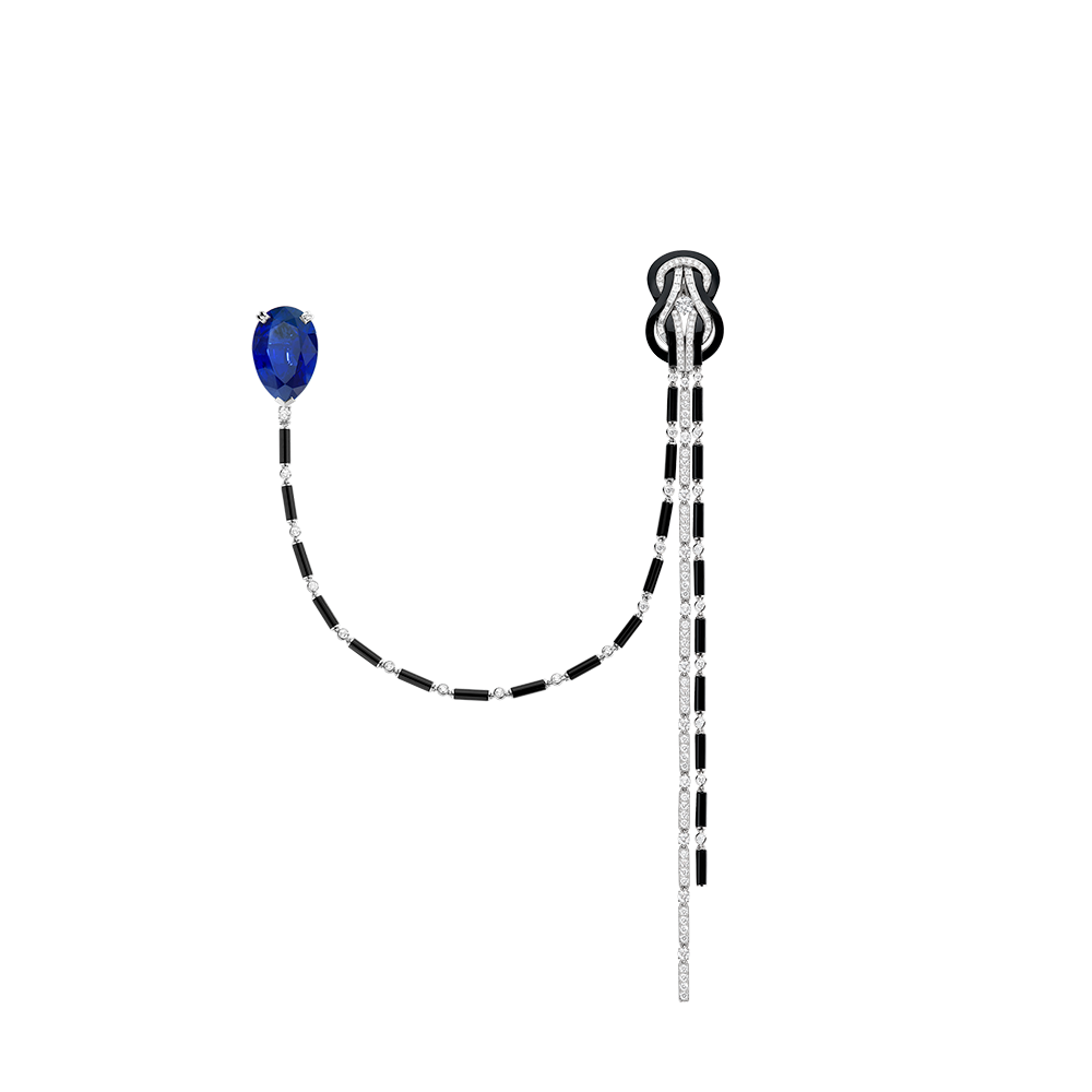 M. Fred Inner Light Chance Infinie Faith in Destiny earring-brooch