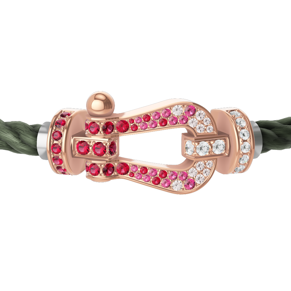 フォース10ブレスレット 18K ピンクゴールド サファイヤ ルビー