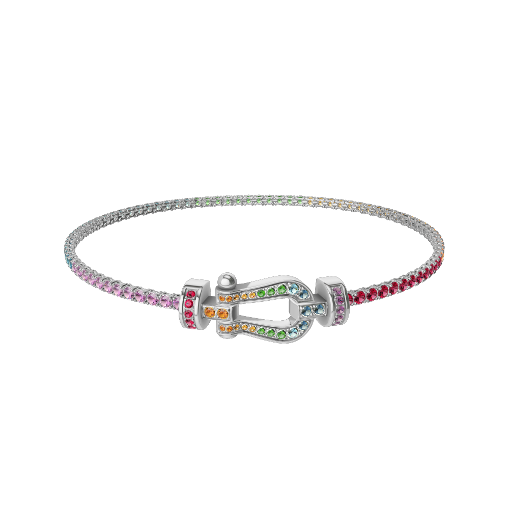 フレッド　大人気　ホワイト×シルバー　フォース10　ブレスレット　アクセサリー ブレスレット 人気No.1