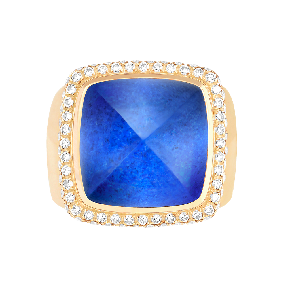 Lapis lazuli Pain de Sucre ring Lapis lazuli Pain de Sucre ring