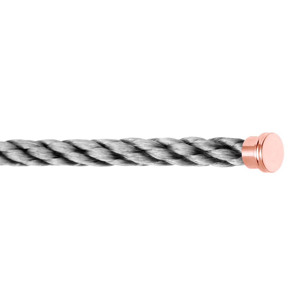 FRED Force 10 Pink Bracelet Cord Size 14 in Stainless Steel D4300