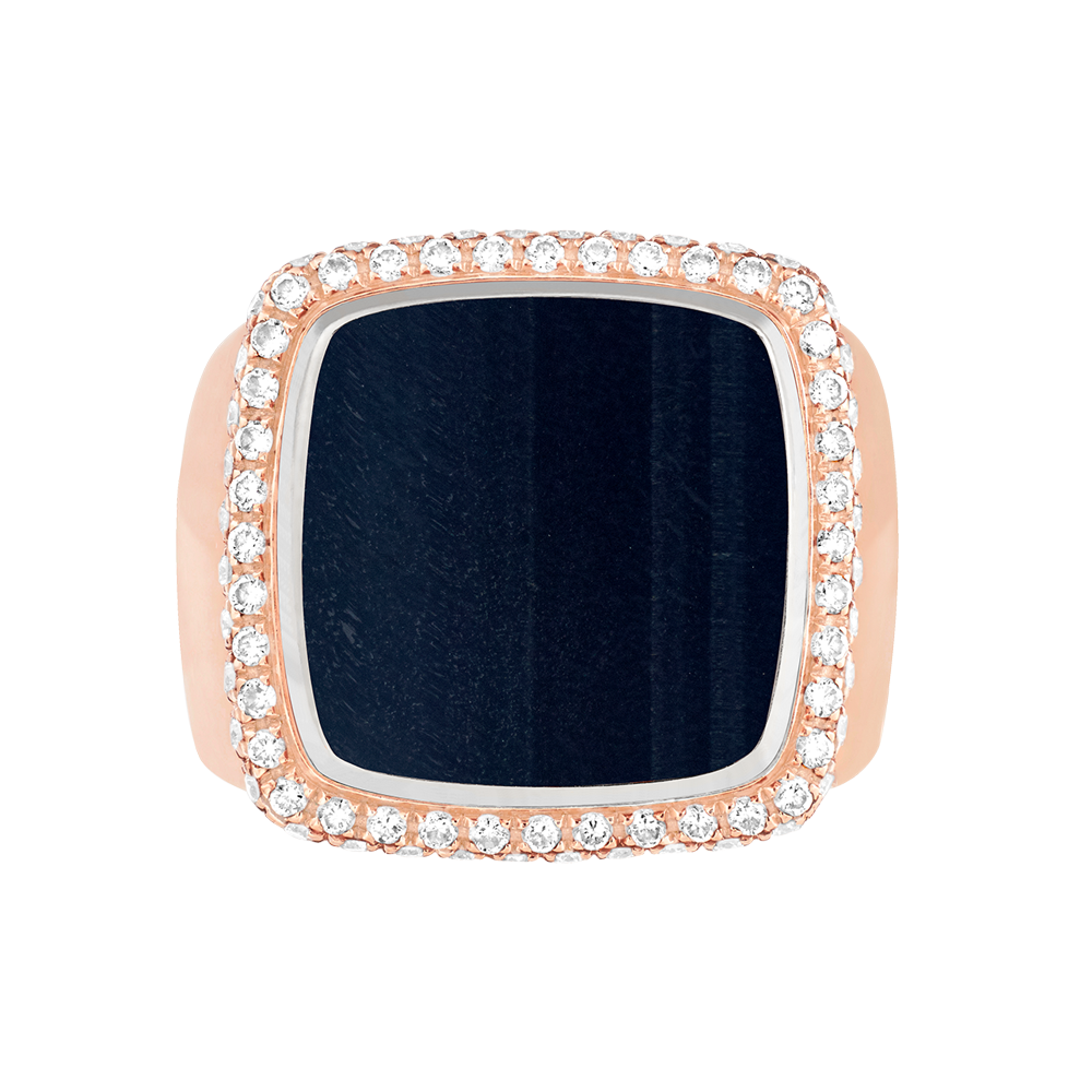 鹰眼石 Pain de Sucre系列可替换宝石戒指