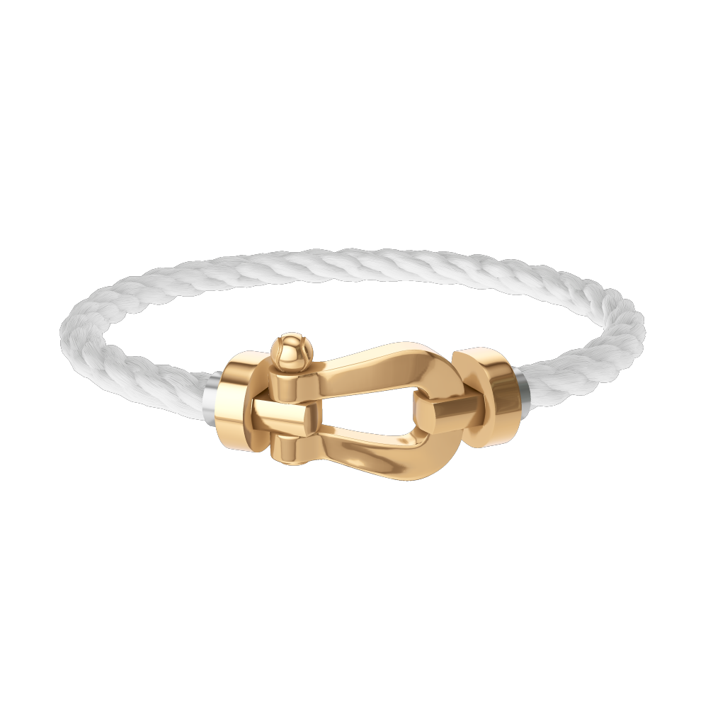 Force 10 bracelet #FREDxRolandGarros Large model 18K yellow