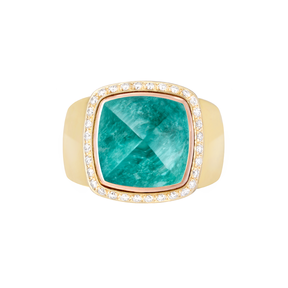 Amazonite Pain de Sucre ring Amazonite Pain de Sucre ring