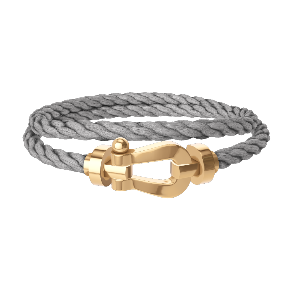 お歳暮・冬ギフト 特集2024 通販  フォース10ブレスレット 18K イエローゴールド ラージモデル イエローゴールド