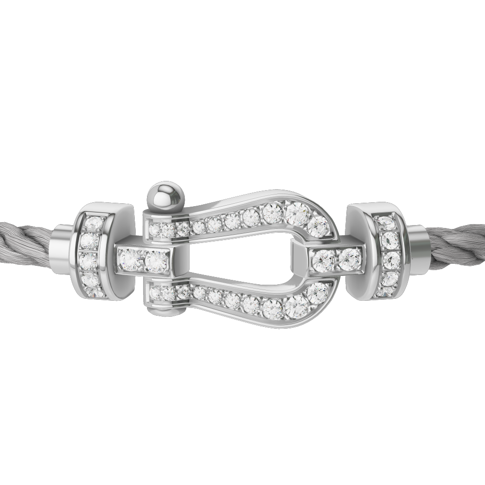 SAMSON Bracelet 18K White Gold - 10mm - S-FORCE™