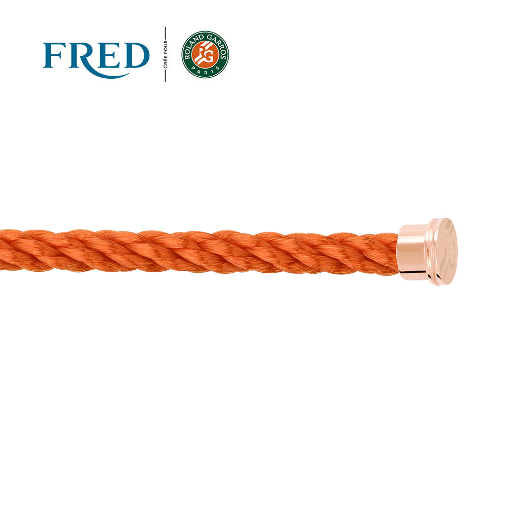 Corderie Terracotta 1 row cable #FREDxRolandGarros