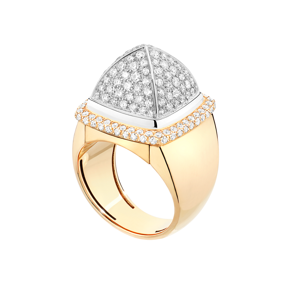 Bague Pain de Sucre diamants