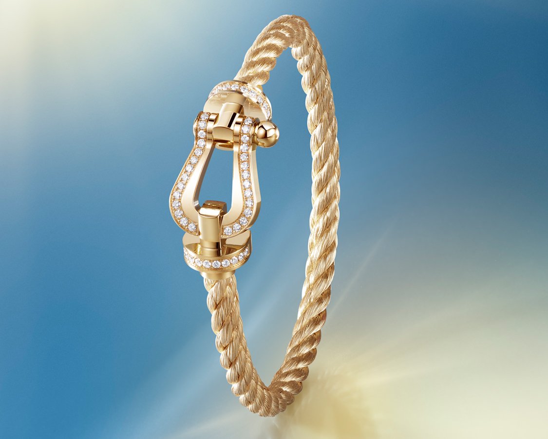 【保管袋付き】FRED アクセサリー　シルバー　オレンジ Luxury gold and diamond bracelets for women and men - Fred Paris